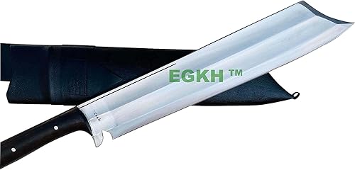 Miniatura 6 de Kukri Fabricante - Maquillaje Mukti Freedom de 21 pulgadas, mango completo forjado a mano Khukuri, cuchillos de hoja para exteriores de Nepal, hecho