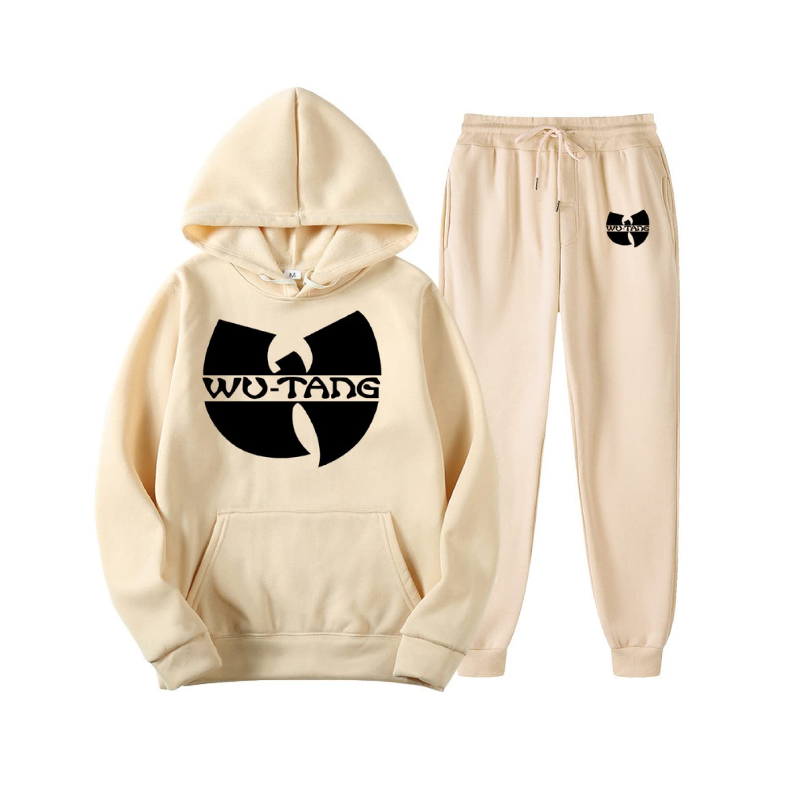 Sweat à capuche hip hop rétro pull à capuche rembourré V-04 taille S - 4