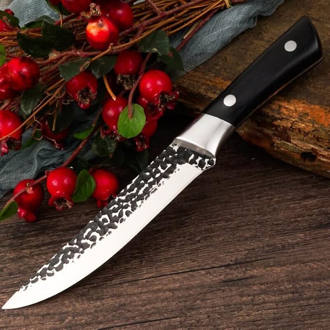 Set Cuchillos Cocina 4 Piezas Acero Inoxidable Forjado miniatura 6