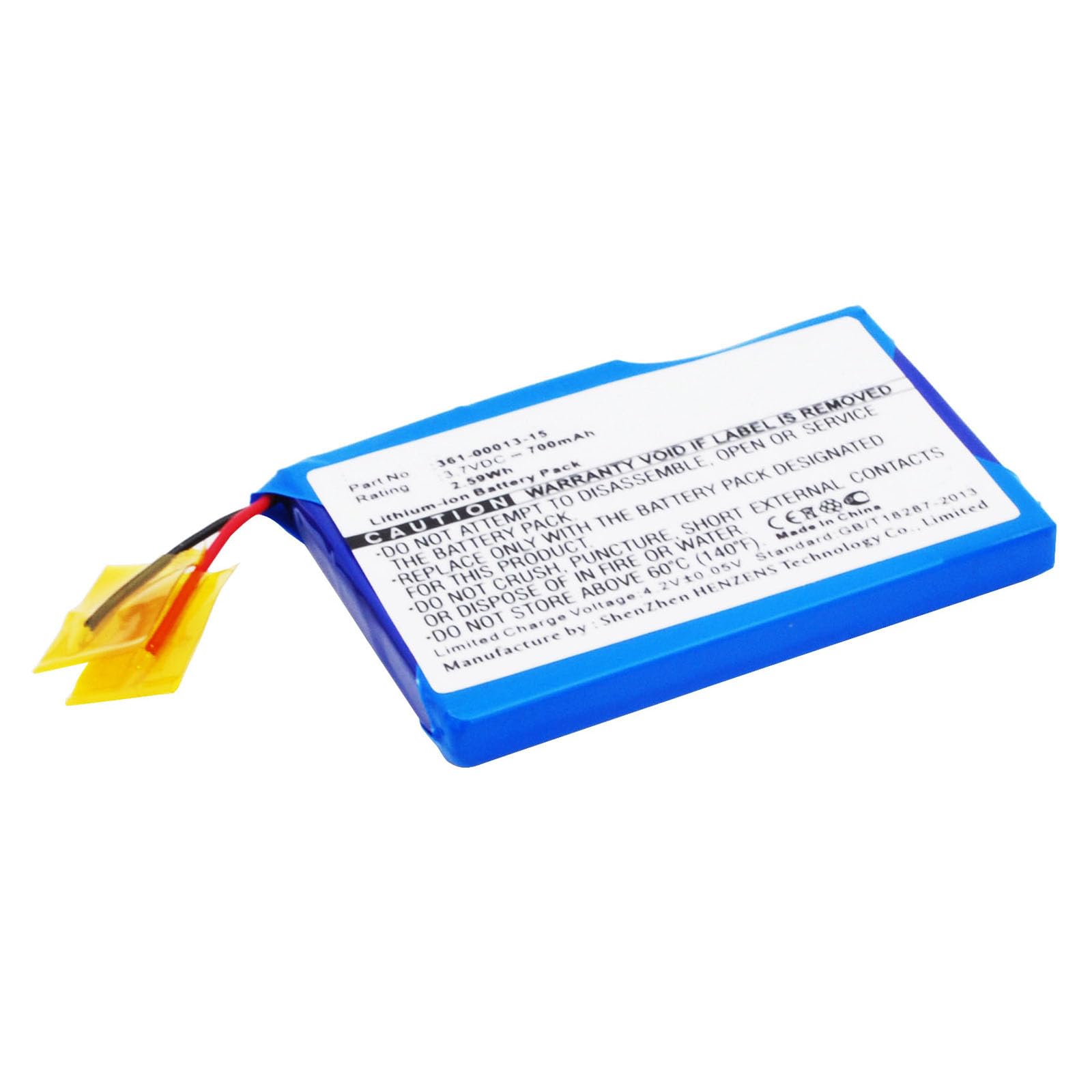 Synergy Digital Replacement Battery, Compatible with Garmin 361-00013-15 Replacement, (Li-ion, 3.7V, 700mAh) Ultra High Capacity, Replacement for Garmin 361-00013-15 Battery