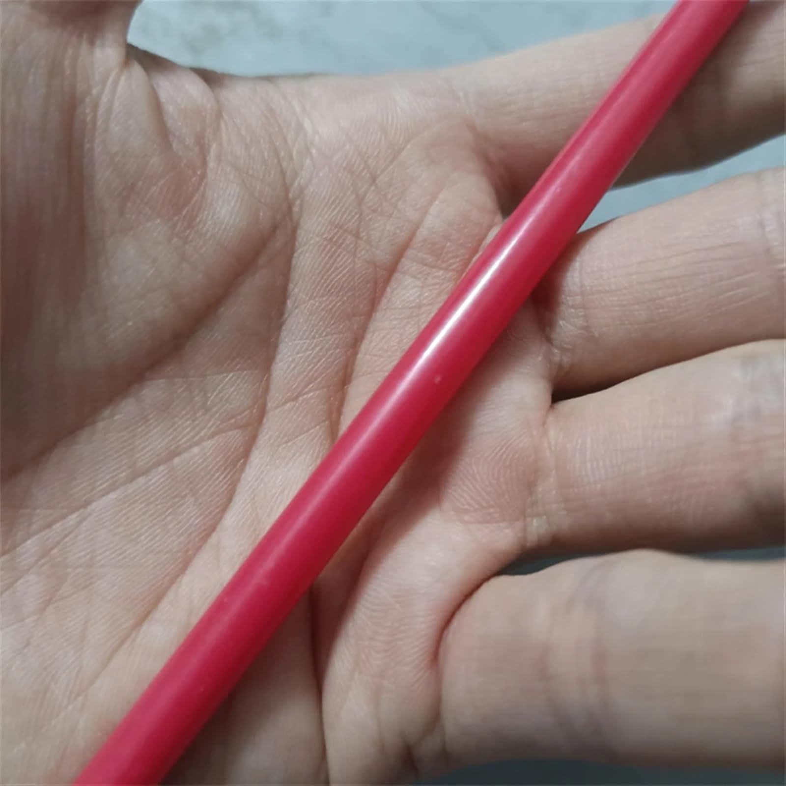 Pręt nylonowy Wielokolorowy pręt nylonowy 3-30 mm 200-300 Opakowanie 3-5 szt. Do modelarstwa(3pc Yellow 300mm,Diameter 20mm)
