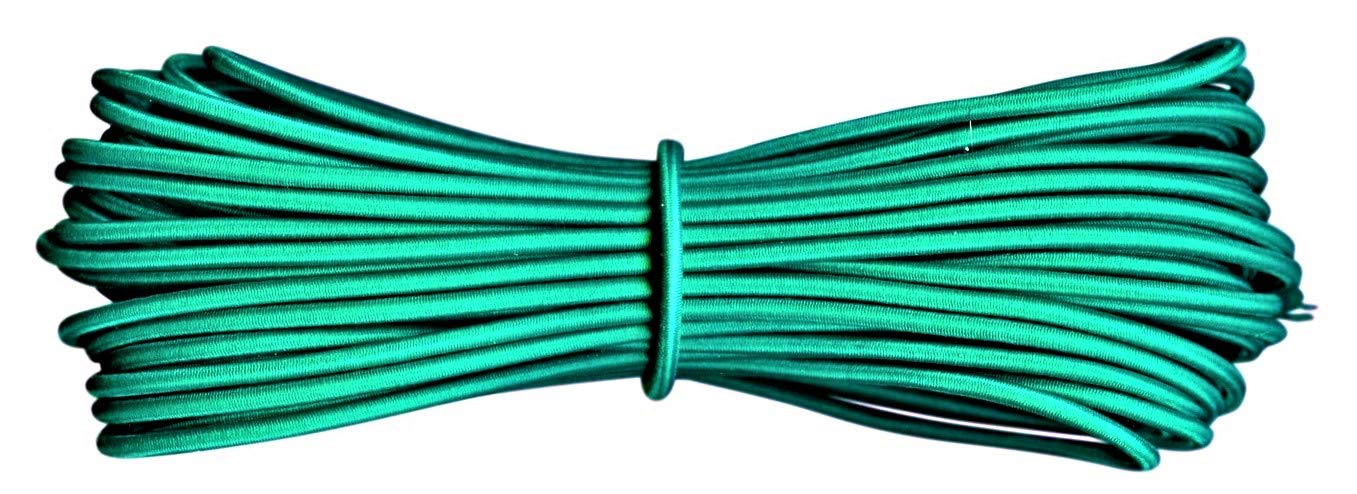Round Elastic Cord - 3 mm diameter - Jade - 100 metres