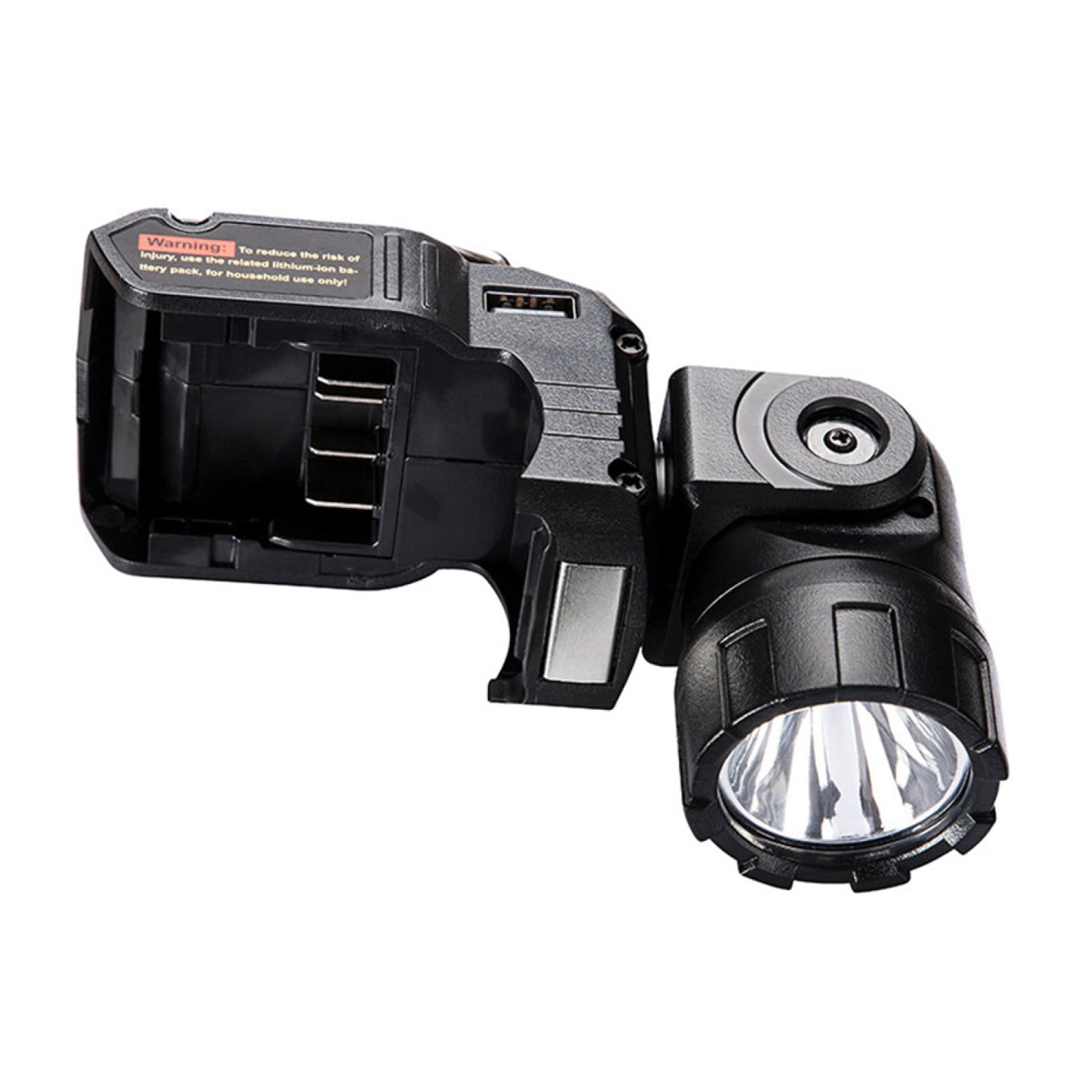 ZEZEFUFU Latarka 12 V ręczna lampa robocza LED do DeWalt 12 V MAX akumulator litowo-jonowy, 280 lm reflektor LED na zewnątrz oświetlenie miejsca pracy