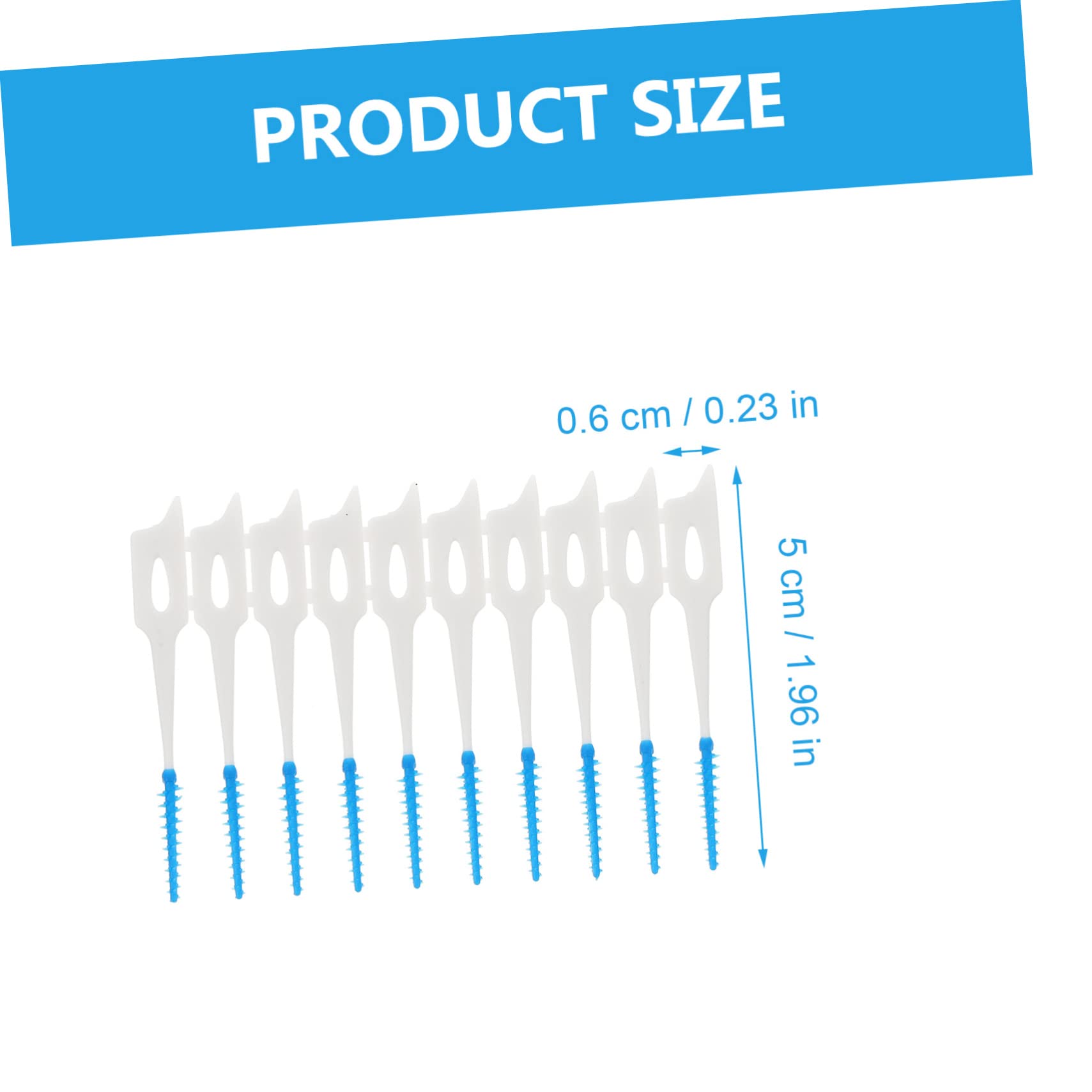 NOLITOY 5sets Interdental Brush for Cleaner Brush Oral Interdental Tooth Cleaners Elastic Cleaning Tools Tooth Cleaning Tools for Bad Breath Prevention 80pcs*5