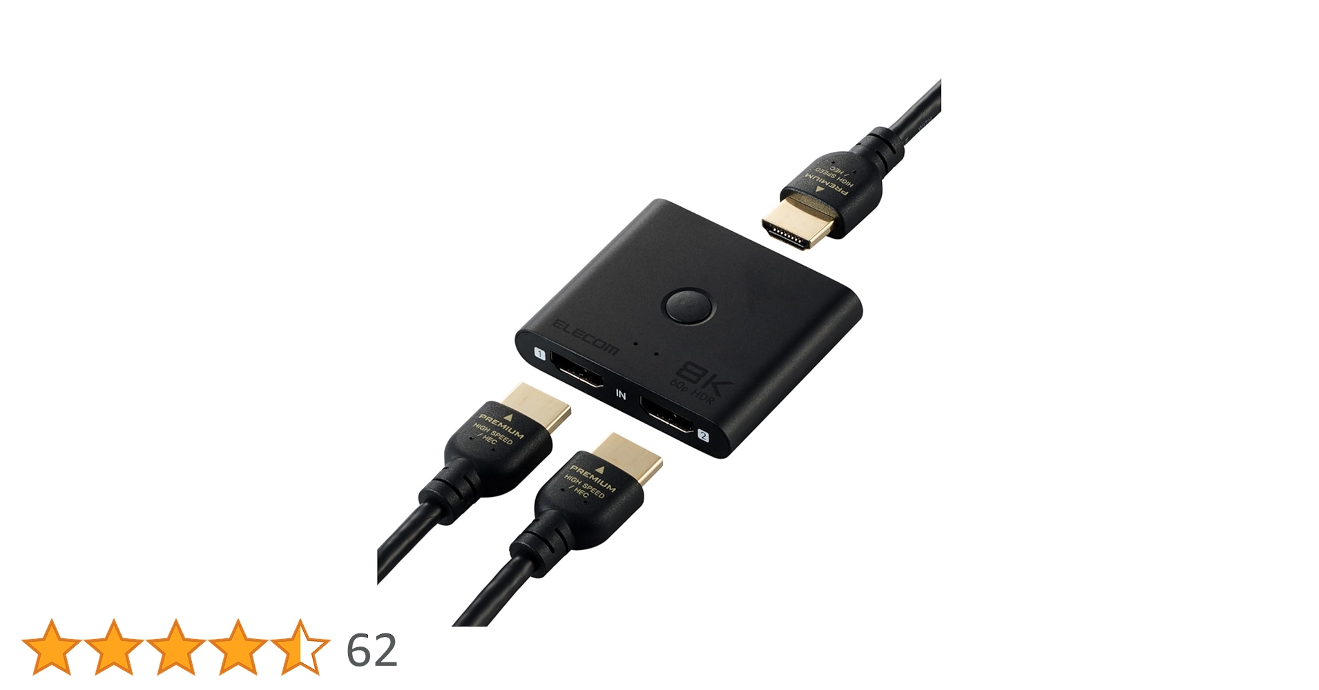 Nintendo Switch 非純正HDMI ソフト付き Amazon.co.jp: 【2025新型】HDMI 切替器 4k@60Hz HDMI 分配器