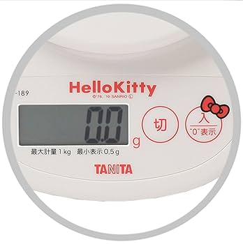 ゆうゆう【タニタ×ハローキティ】デジタルクッキングスケール デジタルクッキングスケールKD-189KT｜タニタ | タニタ