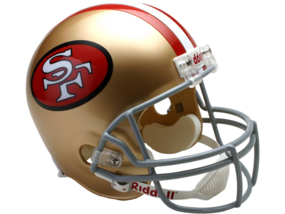 San Francisco 49Ers 1964-95 Throwback Riddell Deluxe Replica Helmet