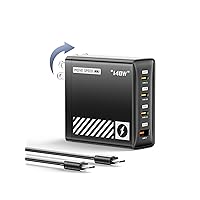 MOVE SPEED Caricatore USB C da 140 W, protocollo PD 3.1