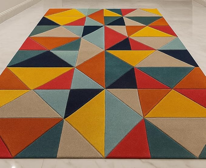 Image of Luxurious Tufted Woolen Carpet Collection Size 10 X 12 Feet (Color-Multi)