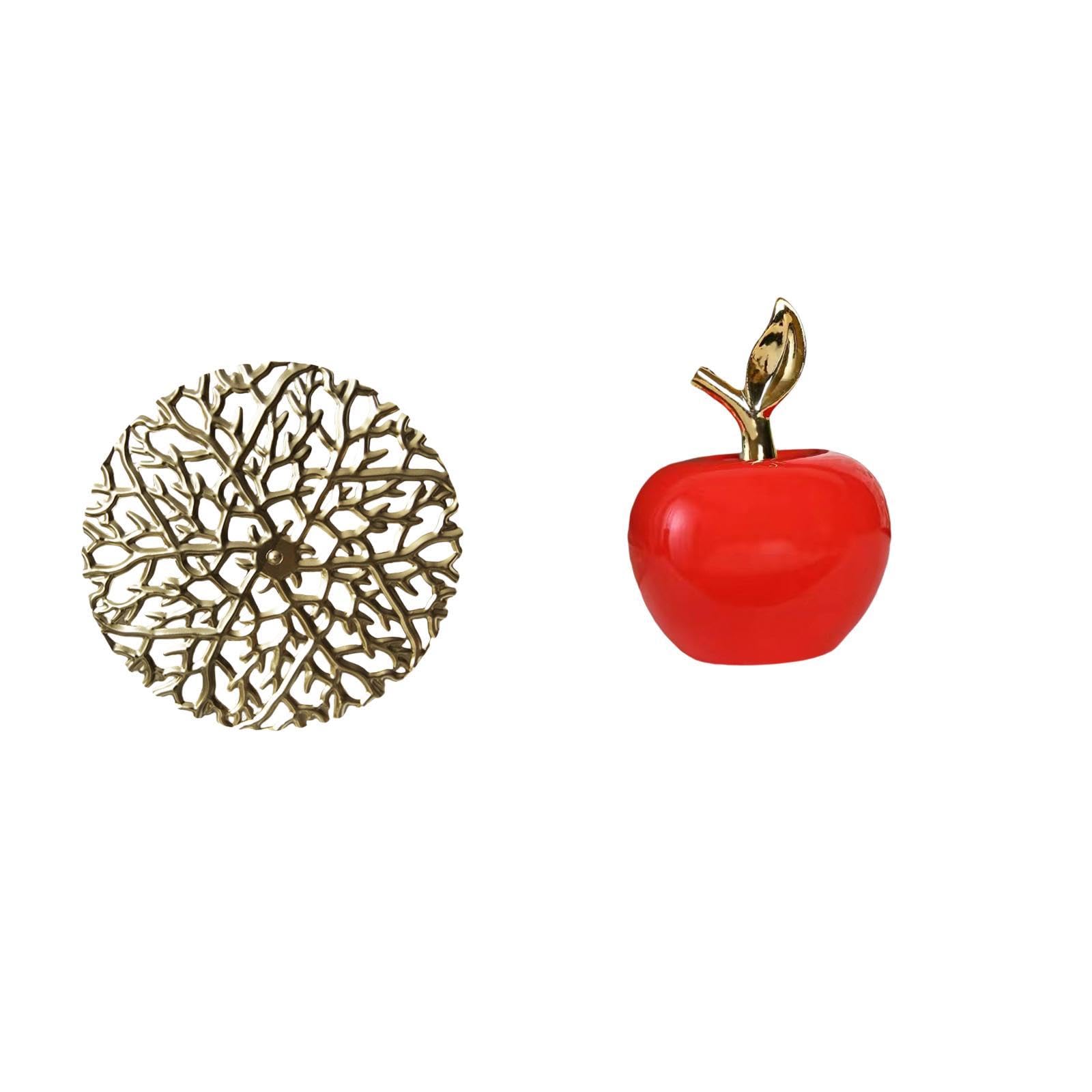 Rustic Wrought Iron Wall Sculpture and Ceramic Figurine Art for Office Living Room Cafe Study Room Holiday Home Decoration |Home & Garden | Home Decor | Figurines