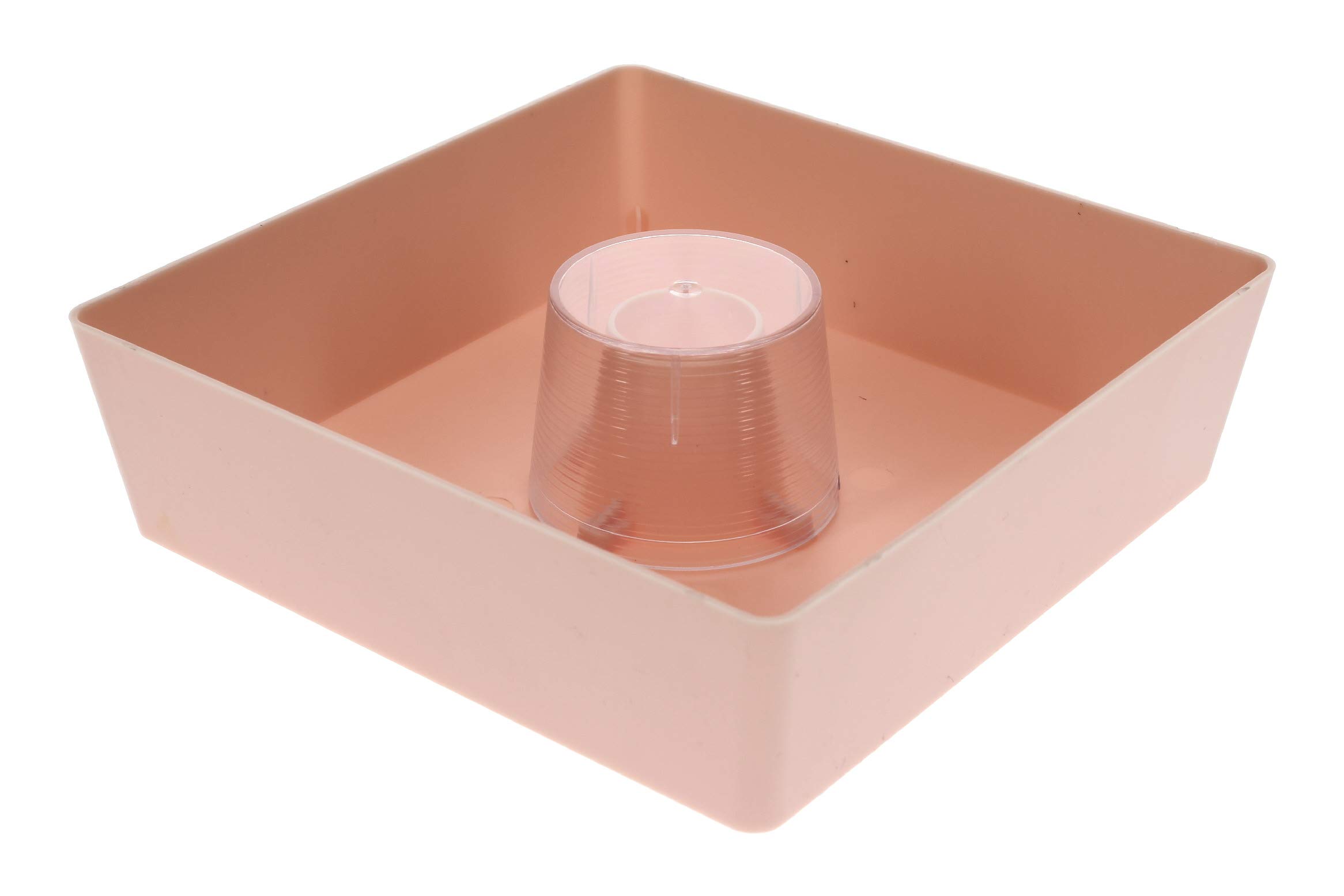 3 x Kunststoff Futtertrog, Bienen Fütterer 1l quadratisch zum schnellen und einfachen Füttern der Bienen - Preis pro Stück 7,17 Euro