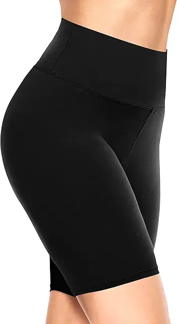 Short de Cyclisme Femme à Taille Haute - Legging Court pour Sport et Gym