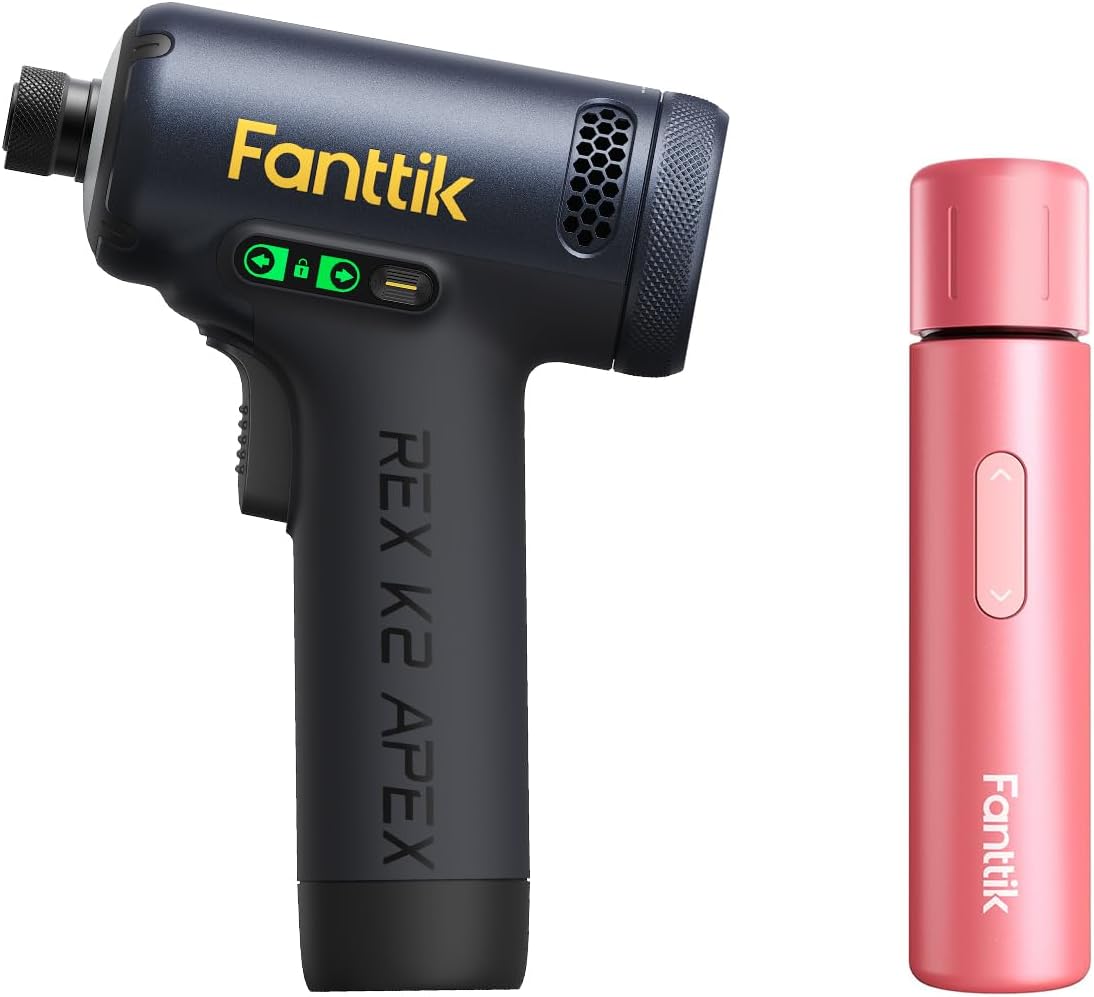 Fanttik REX K2 APEX Impact Driver & S1 Capsule Cordless Screwdriver-Pink
