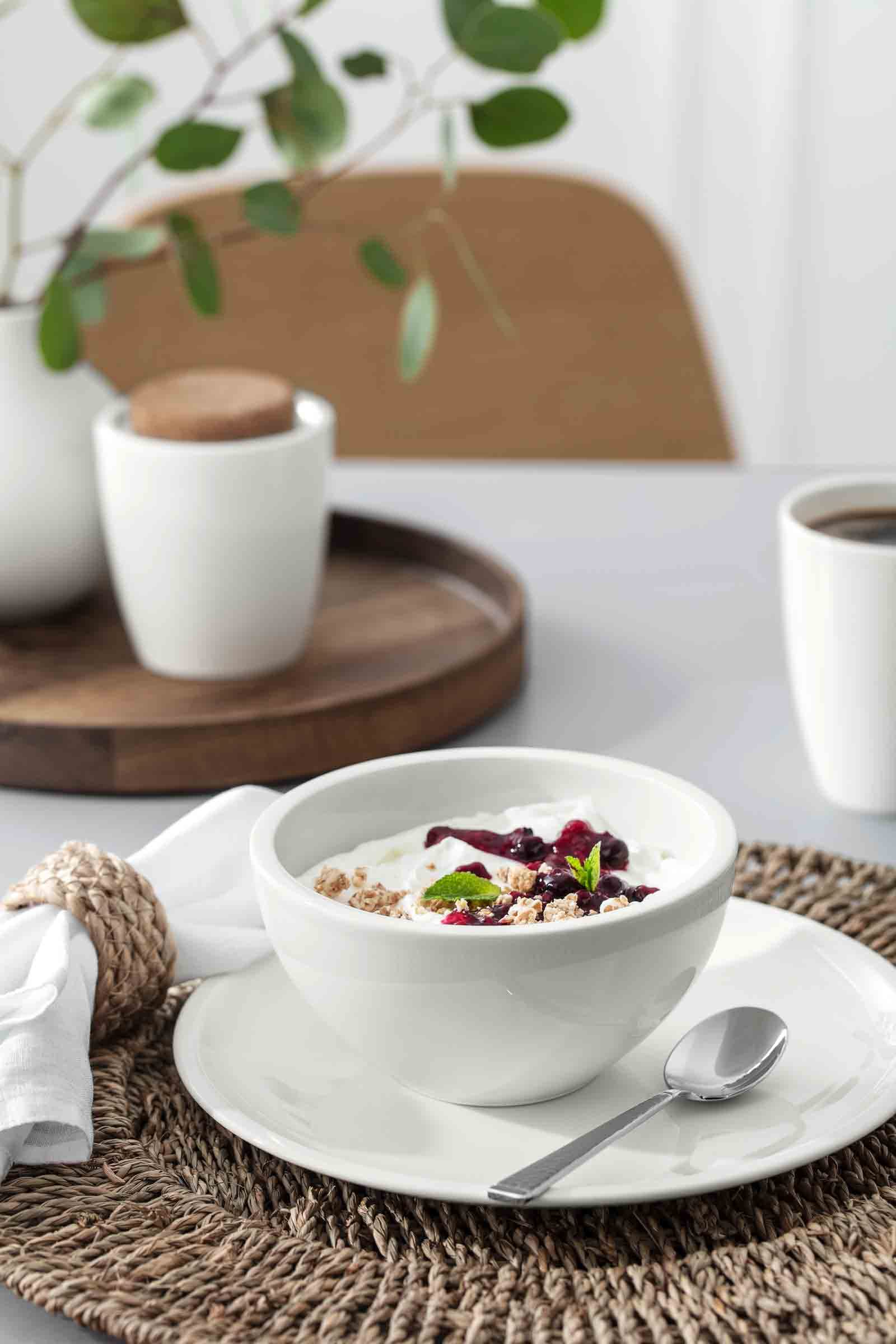 Villeroy & Boch Artesano Original Brotteller, 6 Stück, 16 cm, Premium Porzellan, Weiß