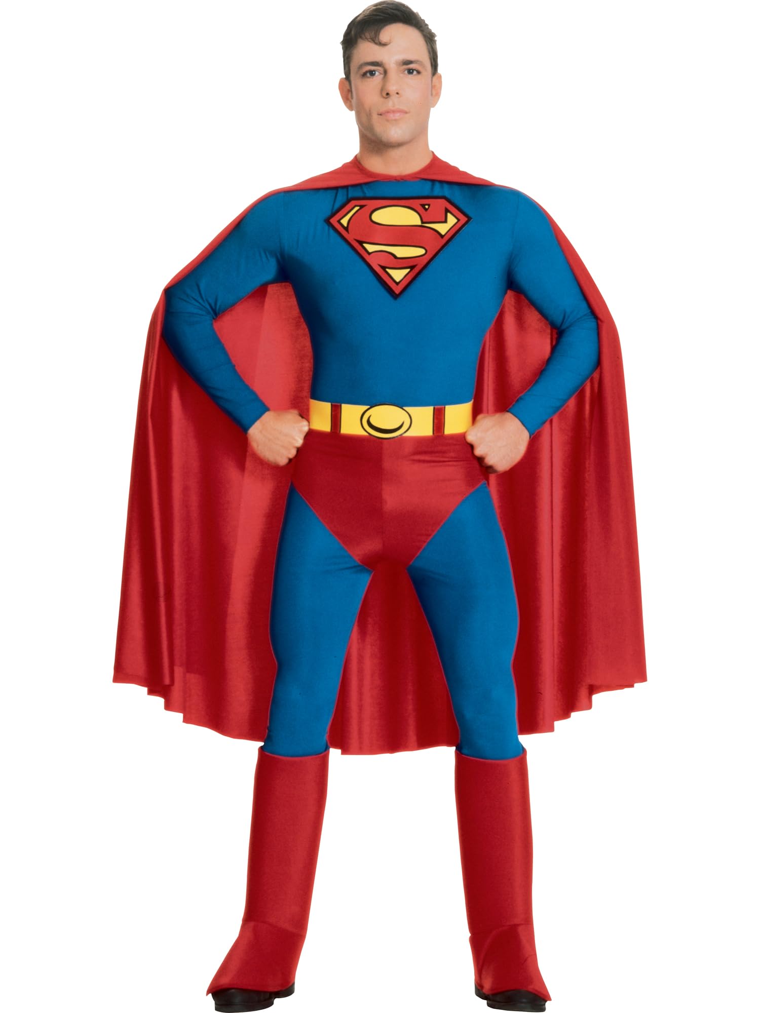 Rubie's Official DC Comics Superman Deluxe Costume, Adult Superhero Fancy Dress