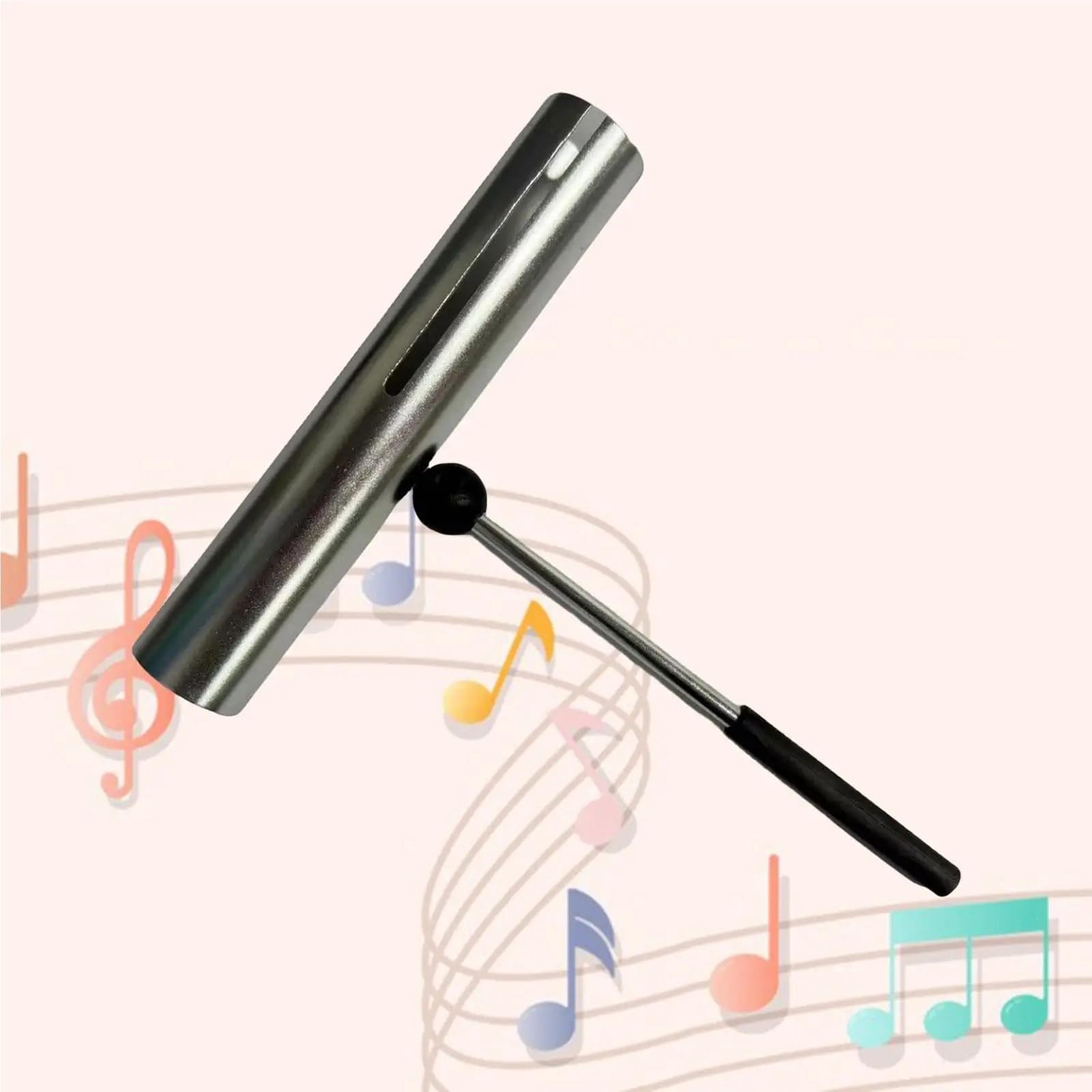 Tonalité Guiro Instrument Shaker Instruments de musique Main fer percussion Concerts Performance en direct Tube Tube Wah Wah