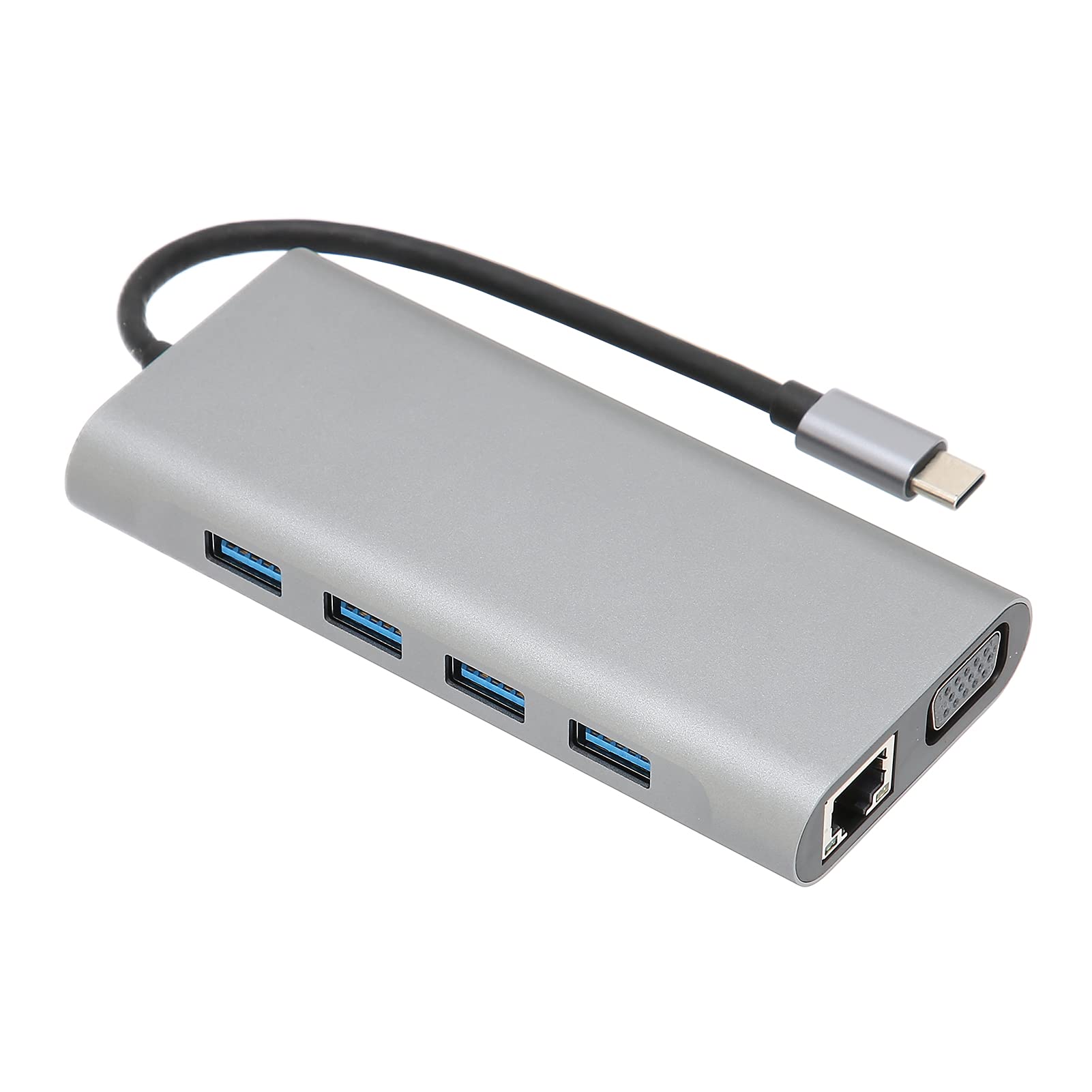 Dock di Espansione Portatile 11 in 1 in Lega di Alluminio per Computer di Tipo C con velocità di Trasferimento Elevata per Viaggiatori D'affari