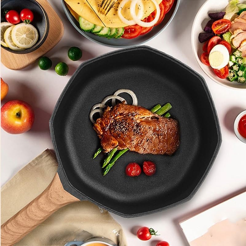 Ensemble de poêles antiadhésives avec wok et marmite à lait pour gaz et induction