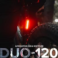 Vista 6 de BX-Series USB-C Bike Light Set - Front and Back - 12Hr Max Long Lasting Rechargeable Headlight, Bicycle LED for Night Riding, w/14hr Max Rear