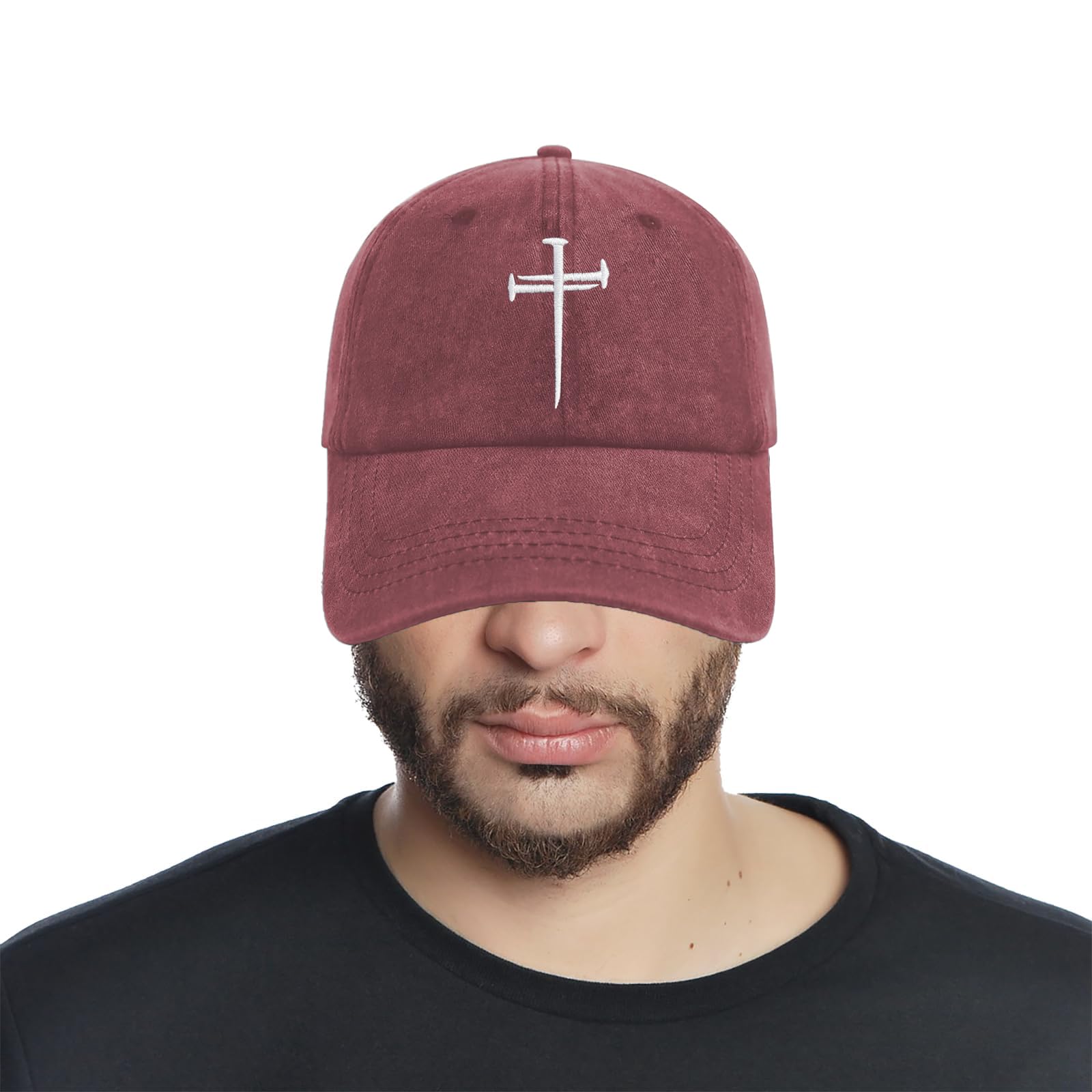Christan Jesus Cross - Gorra de béisbol bordada para papá