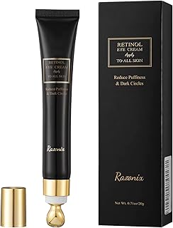 Retinol Eye Cream,Eye Cream for Dark Circles and Reduce Puffiness, Under Eye Treatment, Anti Aging Eye Cream for Wrinkles Reduces Fine Lines 20g…