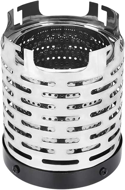 DUTTY Mini Heater Stove Wear-resistant Outdoor Camping Gas Heater Stove Portable Steel Warmer Heating Cover Stove Camping Accessories