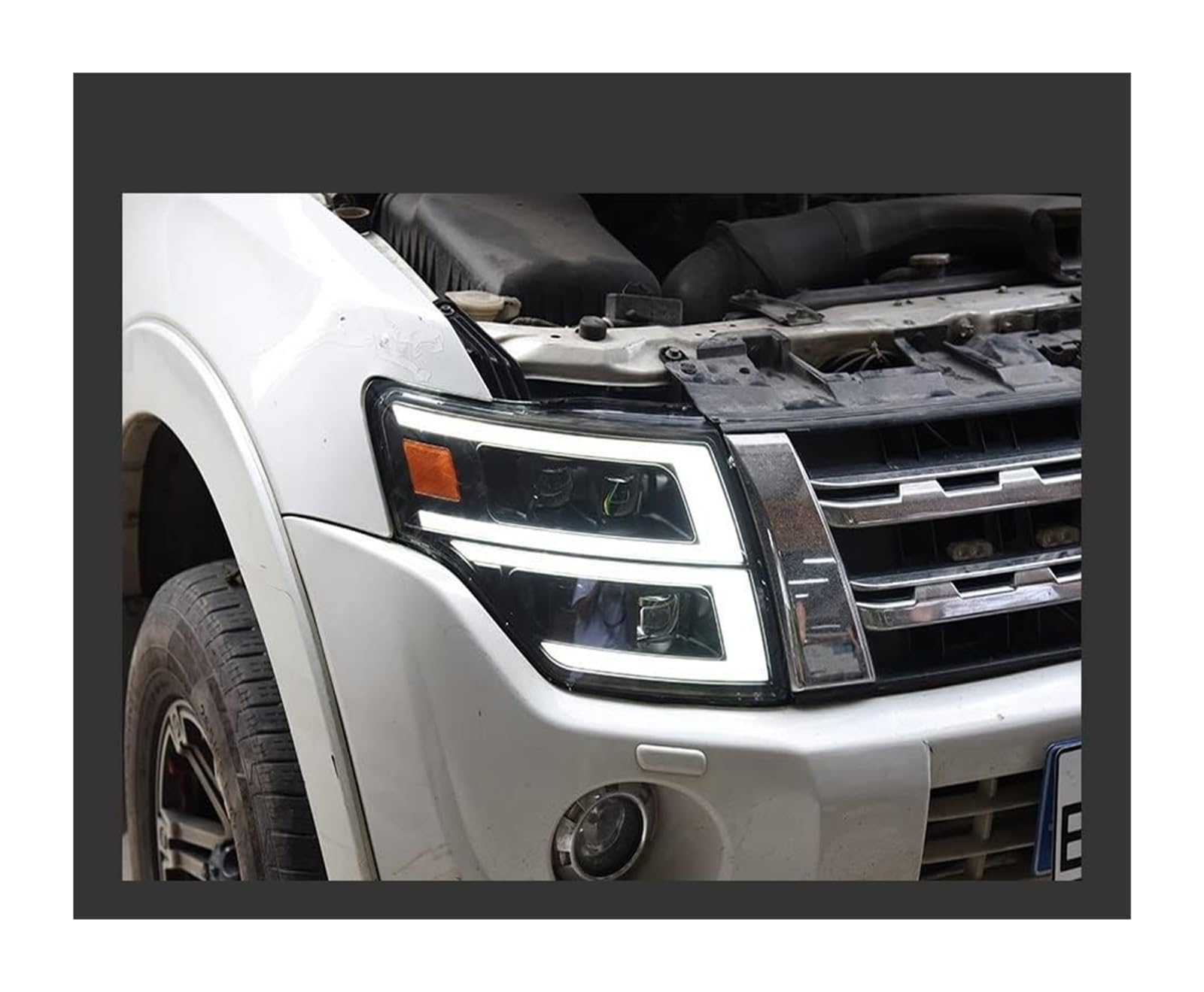 Ciloc Para PAJERO V93 V97 Piezas Faro Delantero Coche Estilo Lámpara Cabeza Lente Señal Giro Dinámica Lámparas Delanteras Automotrices Luz Intermitente Retrovisor