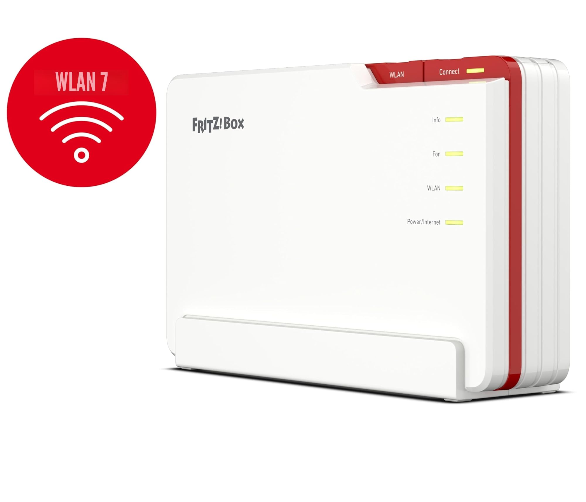 FRITZ!Box 5690 Pro (Wi-Fi 7 Premium DSL- und Glasfaser-Router mit Triband (2,4 GHz, 5 GHz, 6 GHz) bis zu 18,5 GBit/s, für Glasfaser & DSL-Anschlüsse, WLAN Mesh, DECT-Basis, internationale Version)
