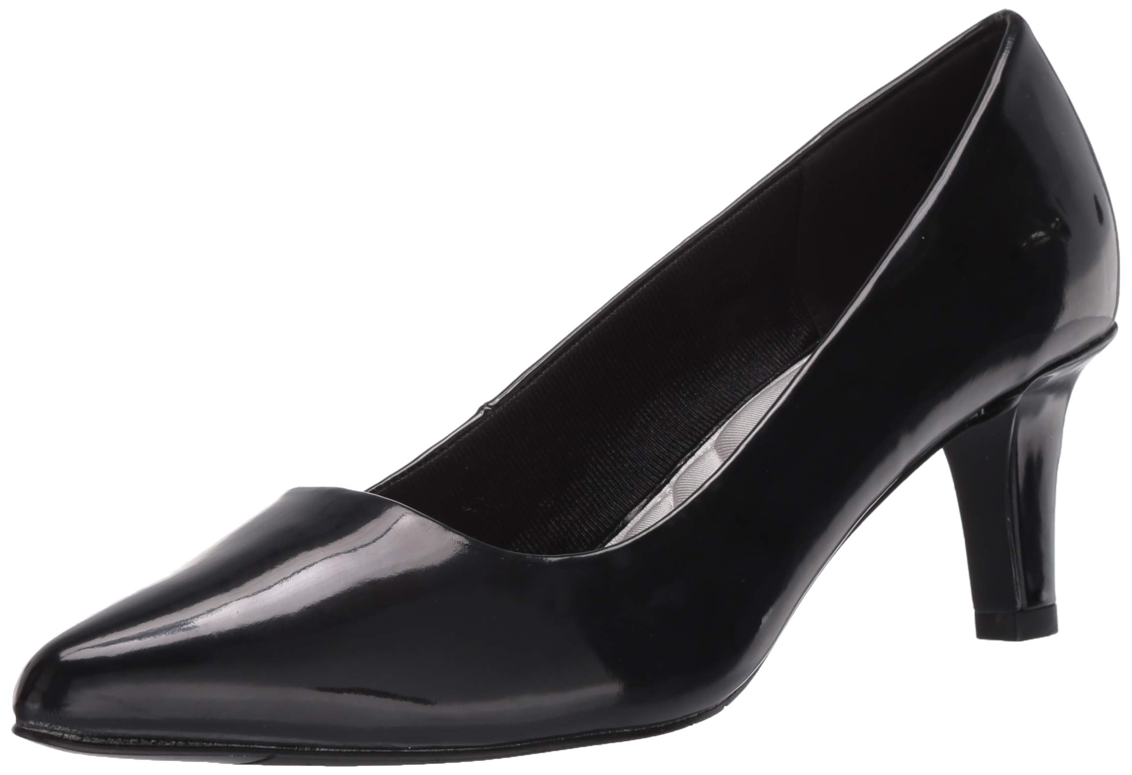 Easy Street Women's Pointe Dress Pump, Black Patent, 8 UK