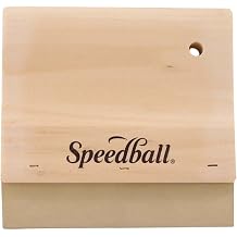 Speedball Neoprene Squeegee, 6-Inch, 65 Durometer for Silk Screen Printing Graphics on Paper, Cardboard, and Wood