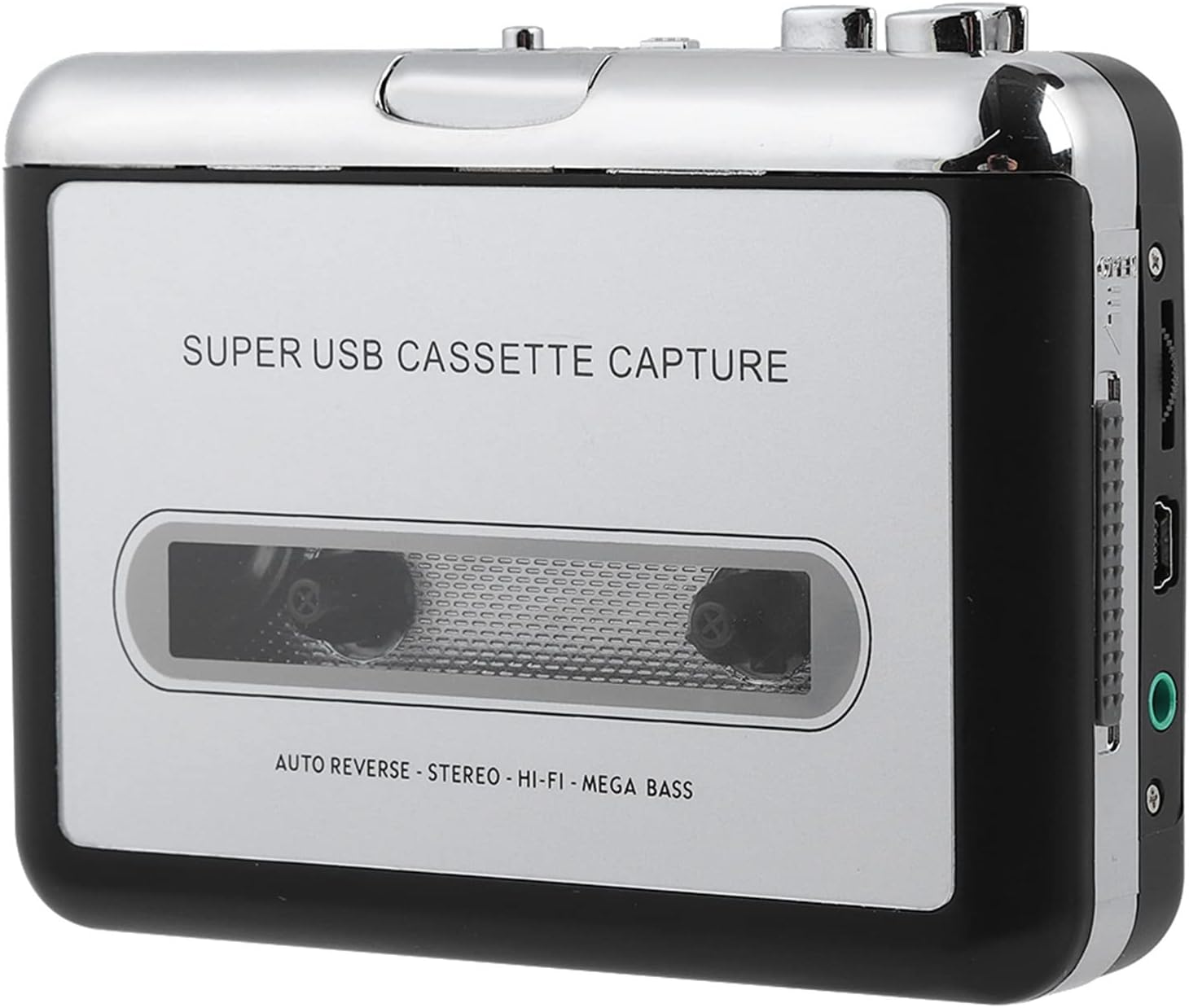 Portable Cassette Tape Player, Versatile Format for Playback on iPods and CDsm Tape to PC Cassette Recorder MP3 CD Converter for Laptops and Personal Computers