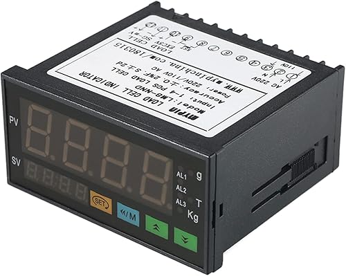Miniatura 1 de ERYUE Pantalla digital, pantalla LED digital medidor de pesaje Indicador de células de carga 1  4 células de carga Entrada de señales