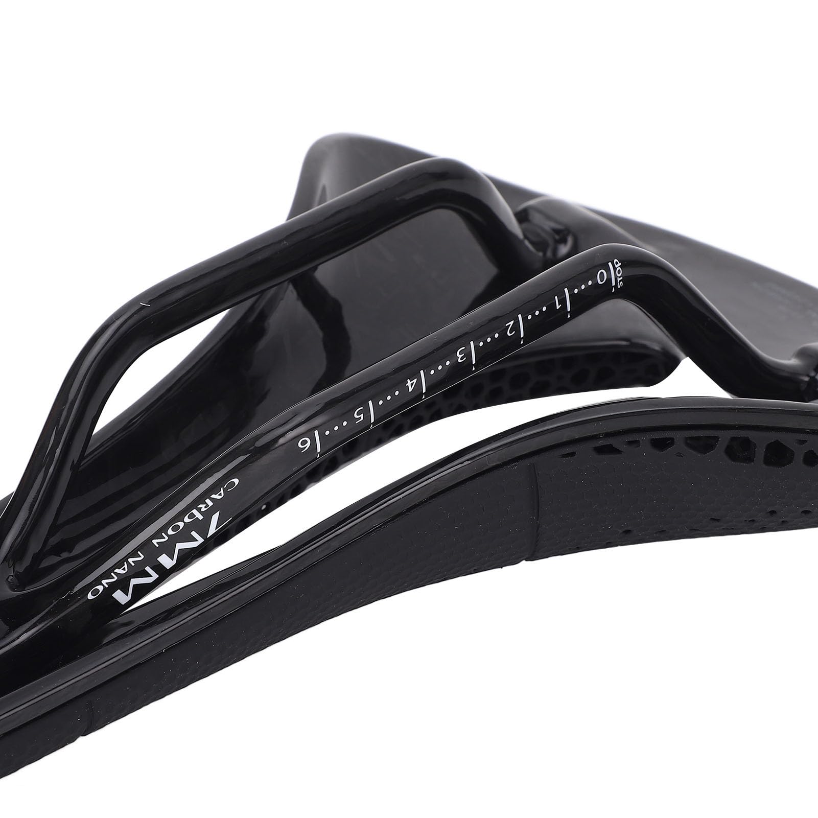 HUIOP Seggiolino per Bici con Stampa 3D, Design Ergonomico Imbottitura in TPU Fibra di Carbonio Comoda Sostituzione della Sella per Bici, Cuscino da Ciclismo Leggero e Resistente con