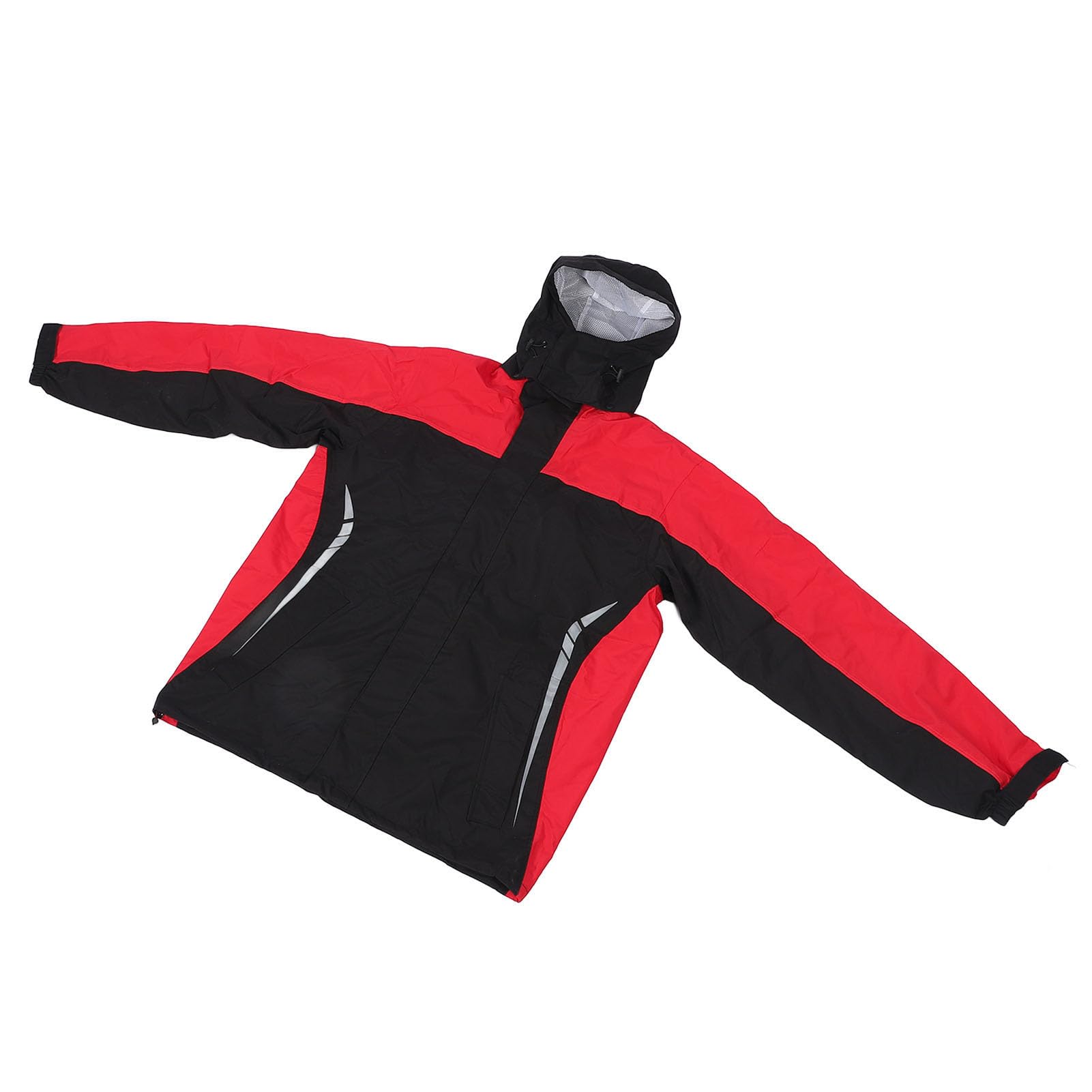 CHICIRIS Traje de lluvia para moto, impermeable, transpirable, equipo de lluvia de 2 piezas con chaqueta reflectante y pantalón ajustable para hombres y mujeres, para montar en bicicleta al aire libre