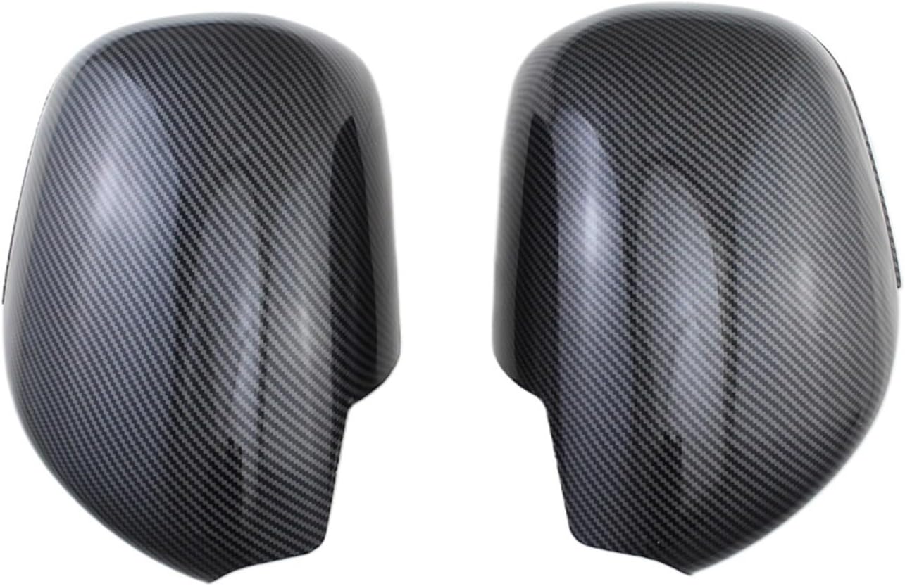 2pcs Car ABS Carbon Rearview Accessories Plated Side Mirror Cover Trim 2003-2006 2007 2008 2009 Fit For Toyota 4Runner(Chrome)