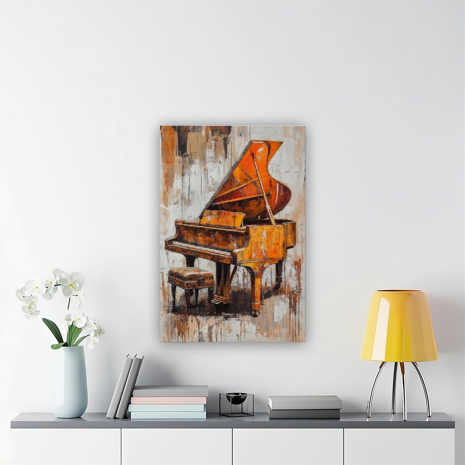 Decorazione da parete musicale (2) poster su tela decorazione per camera da letto paesaggio ufficio camera regalo decorazione 61 cm L x 91,4 cm W