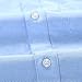 Bienzoe Boys Button Down Shirt: Kids School Uniform Long Sleeve Tops for Concert Blue Size 8