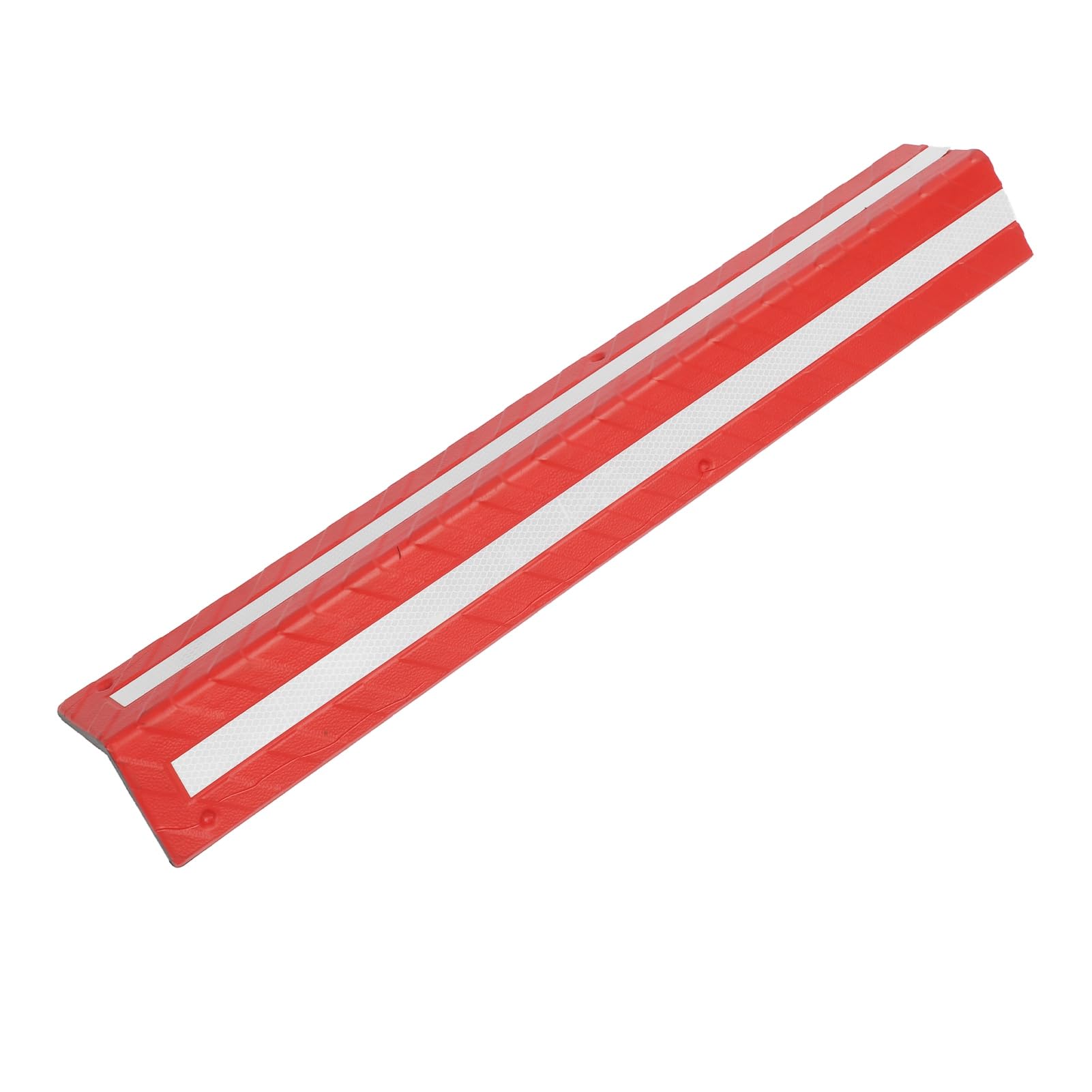 Protector de Esquina de Pared de Garaje, 80 Cm de Largo, de Goma, Resistente a la Compresión, Reflectante, Protector de Borde de Pared, Acolchado de Poste de Garaje, Protector de Borde de(Rojo)