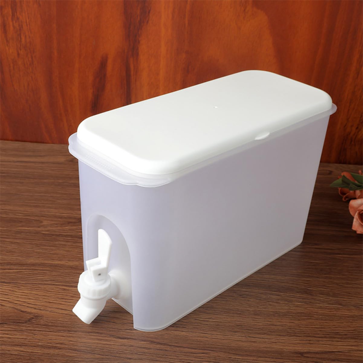 Contenitore per Detersivo Liquido 3, 5 l Valvola da Banco Bianco