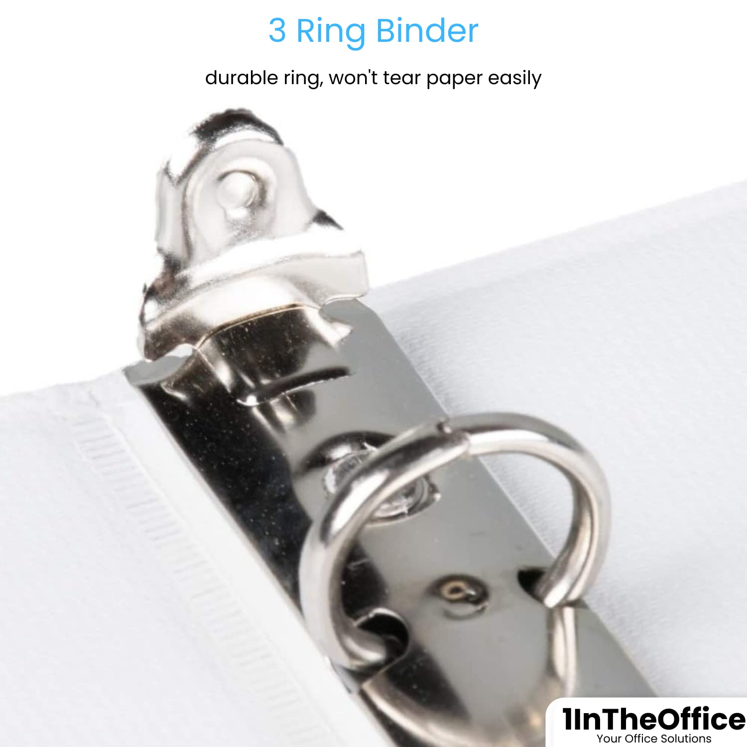 Snapklik.com : 1InTheOffice 3 Ring Binder 1/2 Inch, 1/2" Capacity View ...
