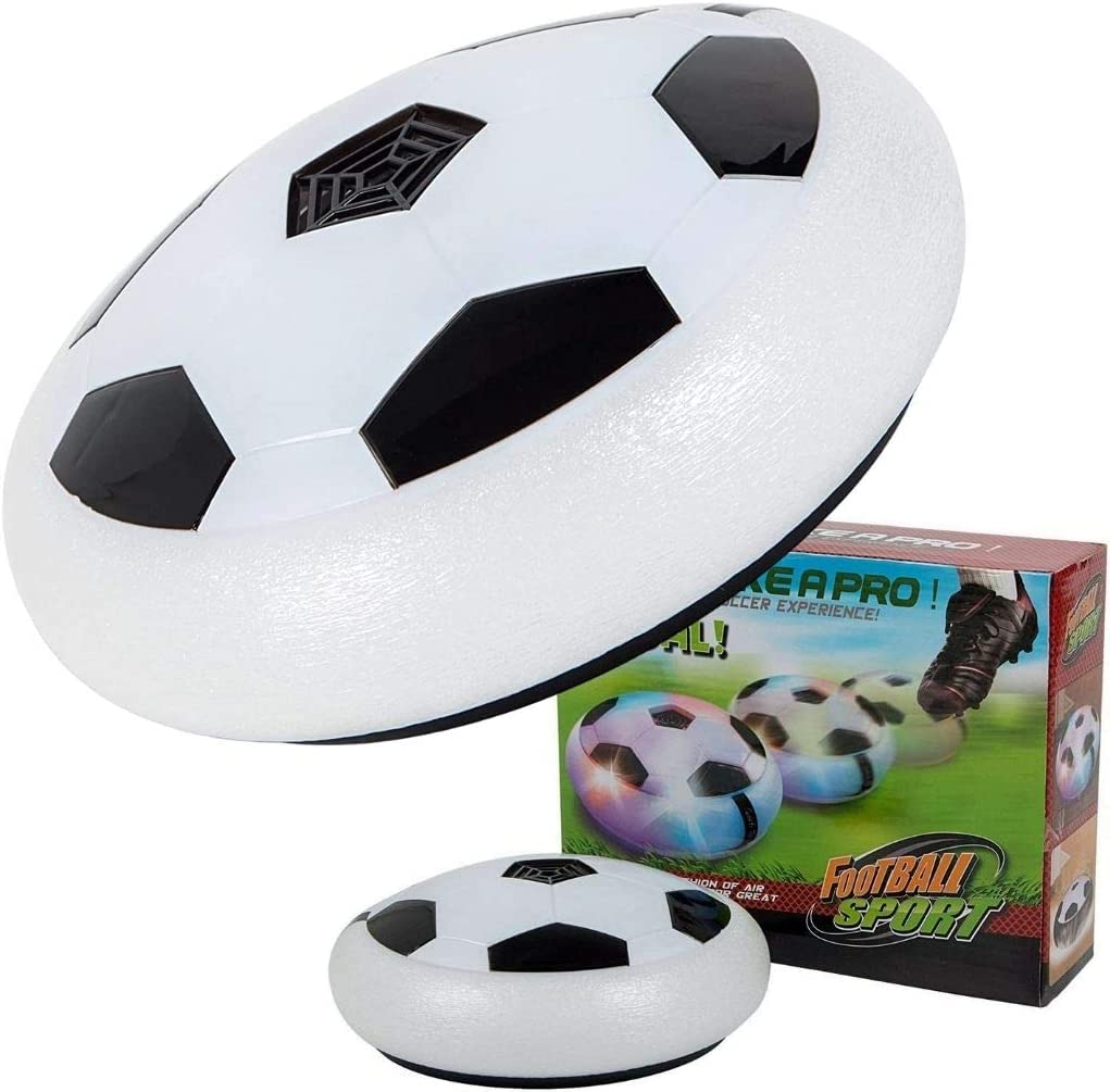 Toyshine Air Power Soccer Football Hover Disc Toy with Foam Bumpers and Light-Up LED Lights, Kids Sports Ball Game for Indoor & Outdoor Play, Gift for Children Multicolor (B08Y5RFJ1B) Amazon Price History, Amazon Price Tracker
