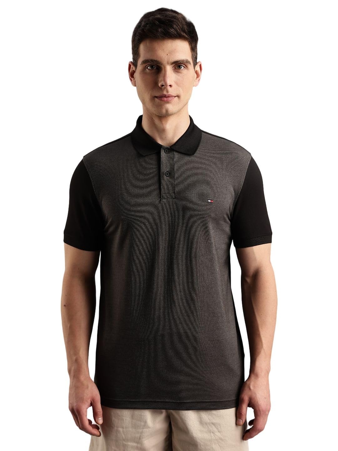 tommy hilfiger Mens Blue Solid Polo Shirt-picture-44