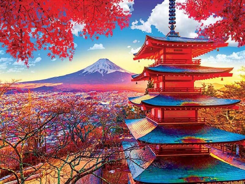 Amazon.co.jp: 5D ダイヤモンドアート ペイントバイナンバー 日本の