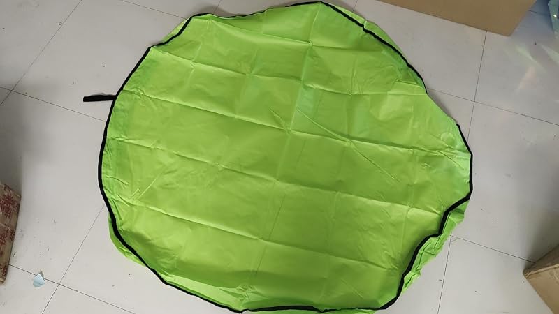 JJPRIME 150cm XL zöld játéktáska, összecsukható tárolózsák gyerekszobához, gyors rendrakás