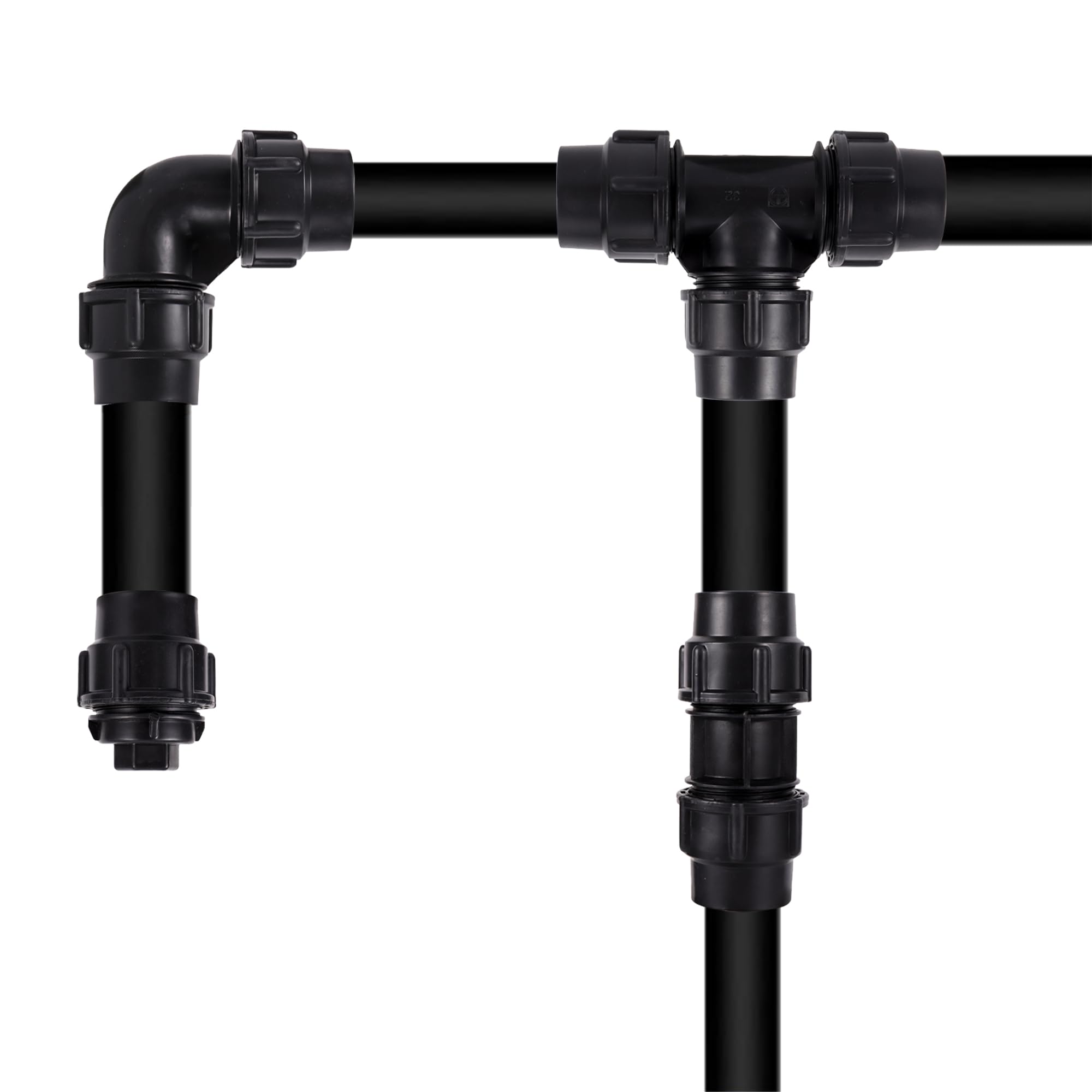 Accesorios para tuberías de riego, Conector de Bola Tubo PE 50mm, Codo articulación rápida, desviador 3/4 vías, Conv riego jardín