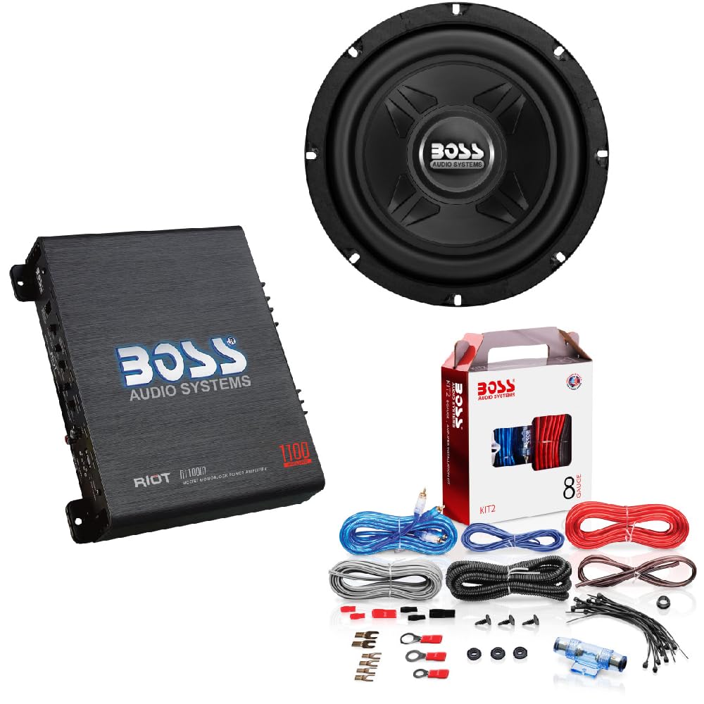 Amazon.com: BOSS Audio Systems 8 Inch Subwoofer + Mono Amplifier +