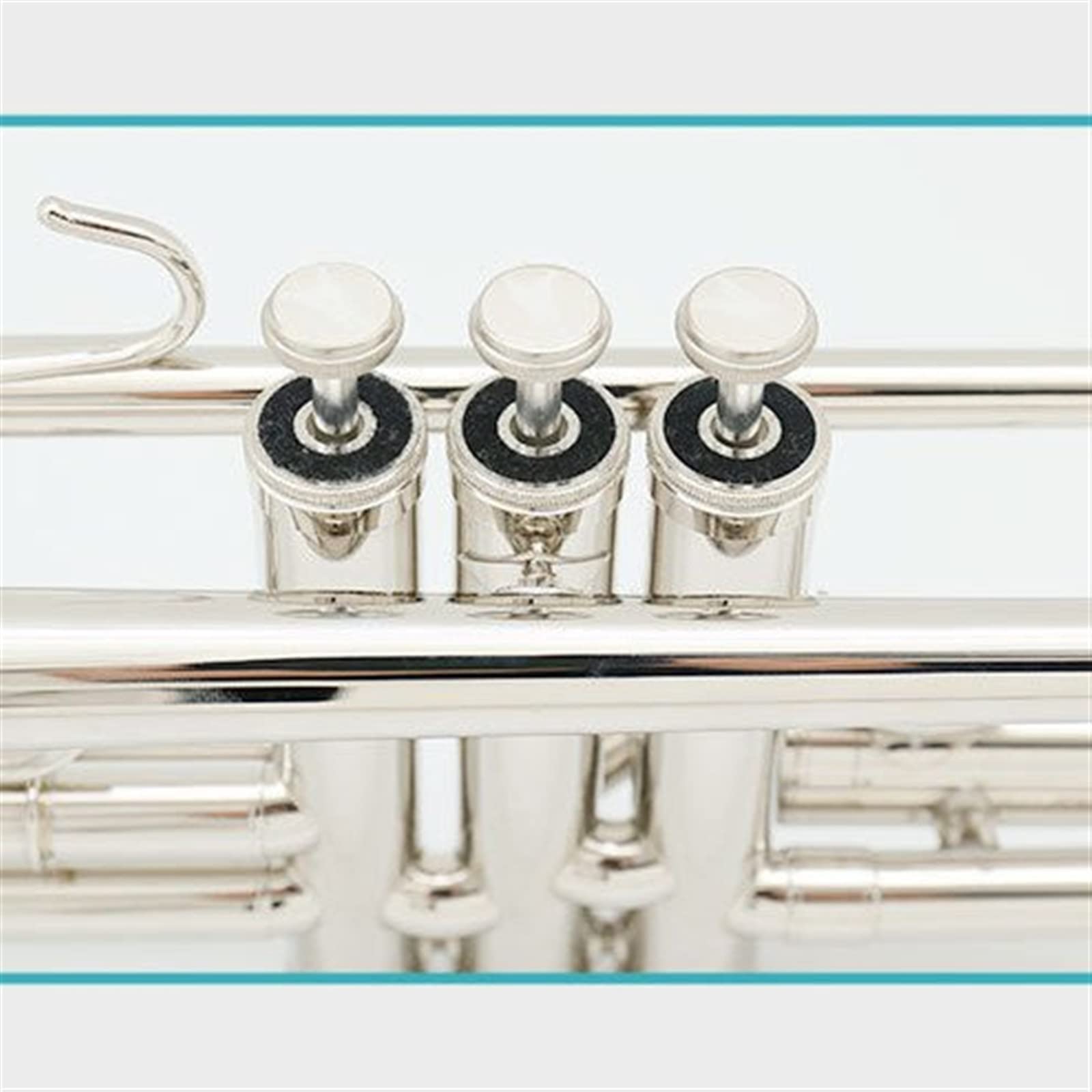 Trompete Instrument B Anfänger Blaskapelle Blaskapelle Schulband Anfänger Trompete (Color : Silver)