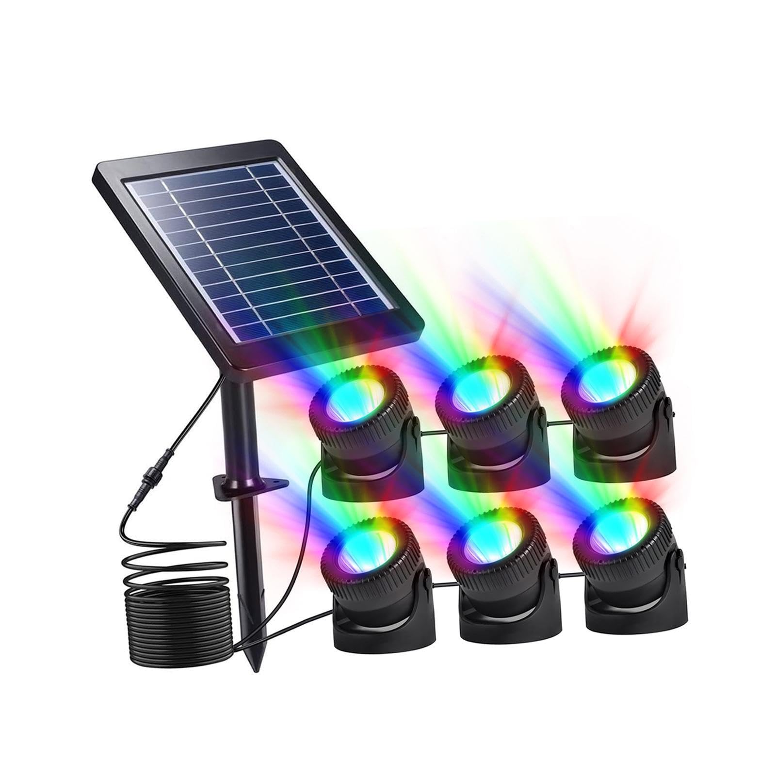 mophrati Versatile Waterproof IP68 Solar Pond Lights Brighten Any Outdoor Setting Utilizing Stunning LED Underwater Lights Effectively Solar IP68 Waterproof