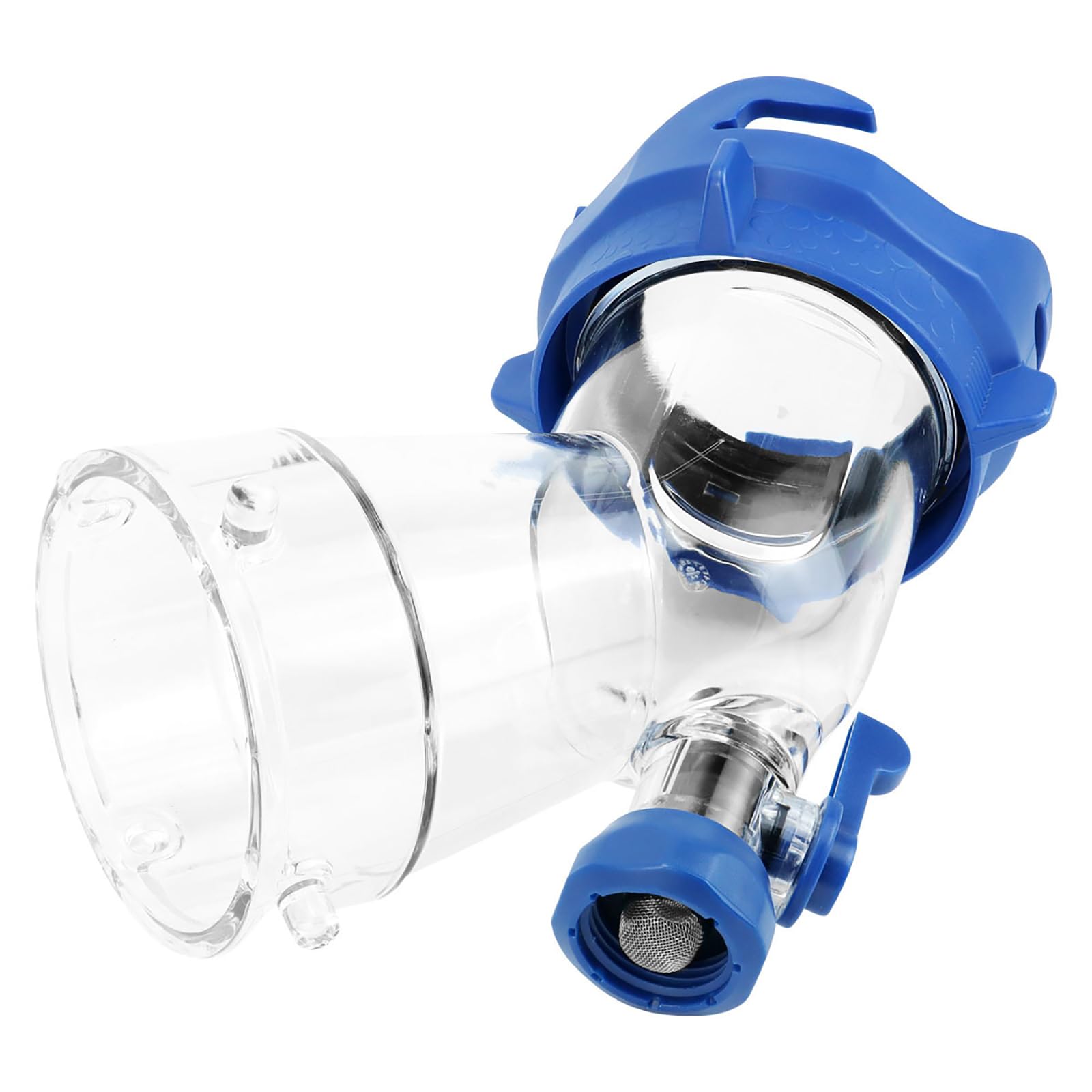 Mekalero Clear 45 Degree Sewer Hose Adapter Campers Tanks Rinser Sewage Flush Hose for Efficient Black Tanks Maintenance Campers Rinser with Backflow Preventer
