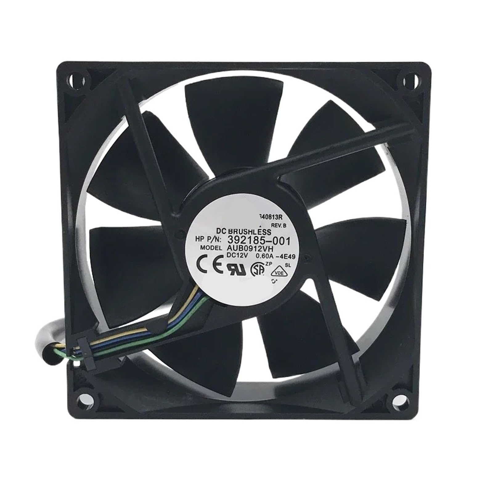 GJEXXPTST 90mm Fan AFB0912VH AUB0912VH 90 * 25MM 9225 DC 12V 0.60A 4-pin